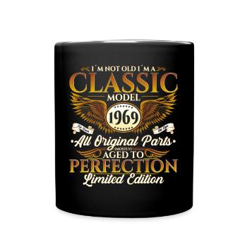 Born in 1969 Classic Birthday Gift Men - Full Colour Mug - black - Front