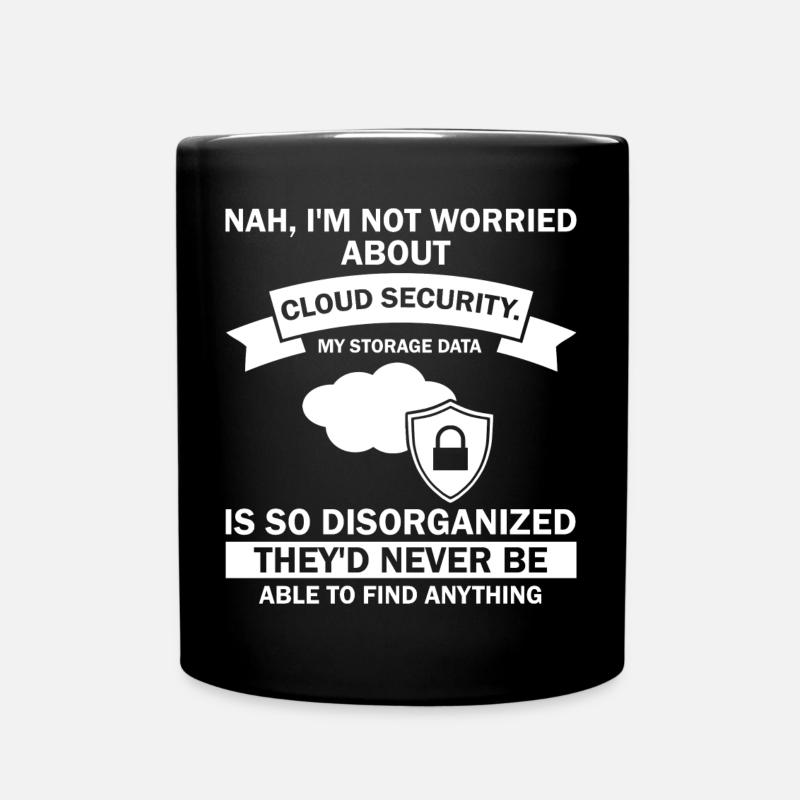 Cybersecurity Design für Hacker und Cyber Security - Tasse einfarbig - Schwarz