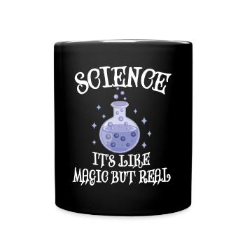 Science - C’est comme de la magie mais réel - Mug uni - noir - Devant