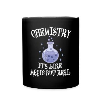 Chimie - C’est comme de la magie mais réel - Mug uni - noir - Devant