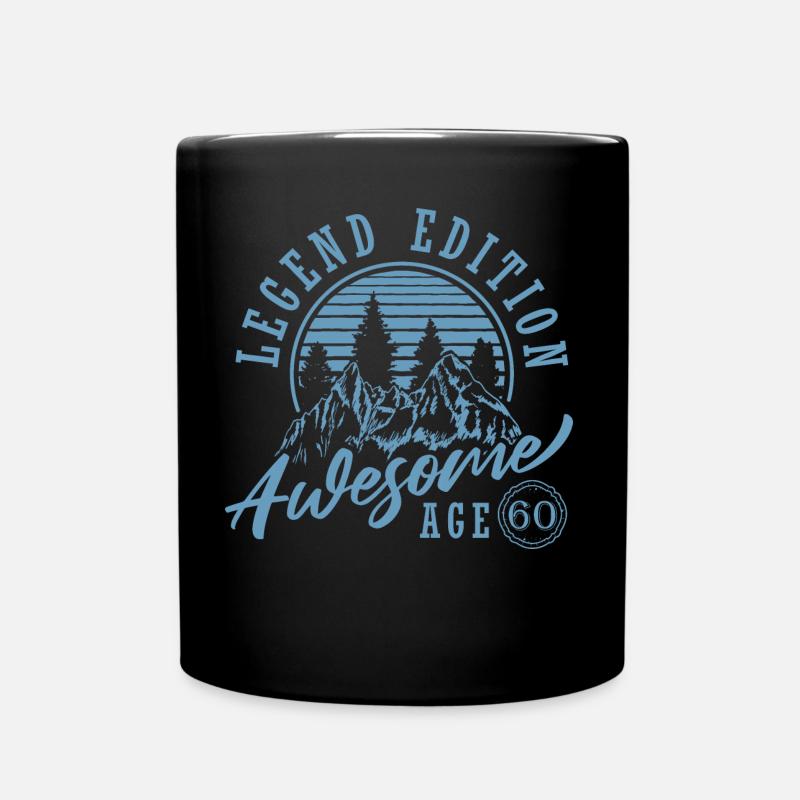 60 ans, né en 1962 - Mug uni - noir