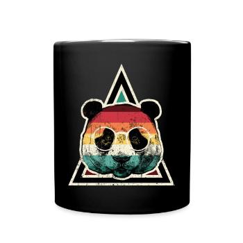 Prisme Panda arc-en-ciel - Mug uni - noir - Devant