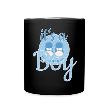 Cadeau Bébé Garçon - Mug uni - noir - Devant