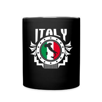 Italy Football Italian footballers - Full Colour Mug - black - Front
