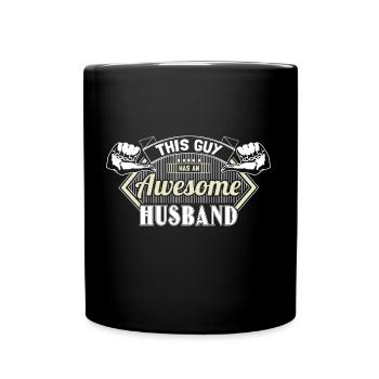 Homo Ehe Mann Liebe Geschenk - Tasse einfarbig - Schwarz - Vorne