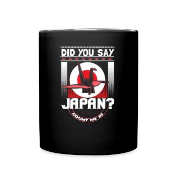 Japan Tokyo Geschenk - Tasse einfarbig - Schwarz - Vorne