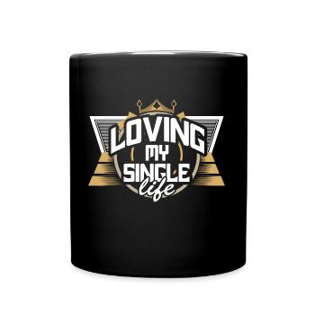 Cadeau d’amour d’indépendance unique - Mug uni - noir - Devant