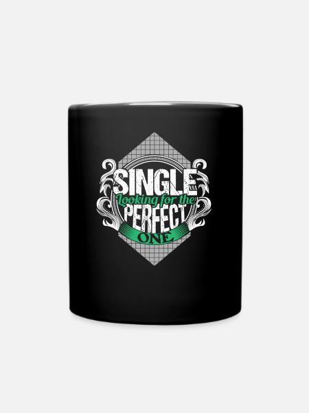 Single Unabhängig Partnerschaft Geschenkidee - Tasse einfarbig - Schwarz
