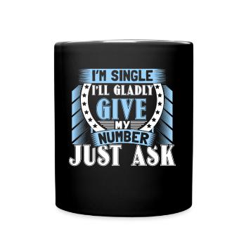 Cadeau de dicton indépendant unique - Mug uni - noir - Devant