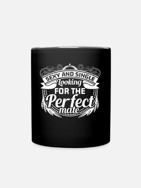 Single Solo Party - Tasse einfarbig - Schwarz