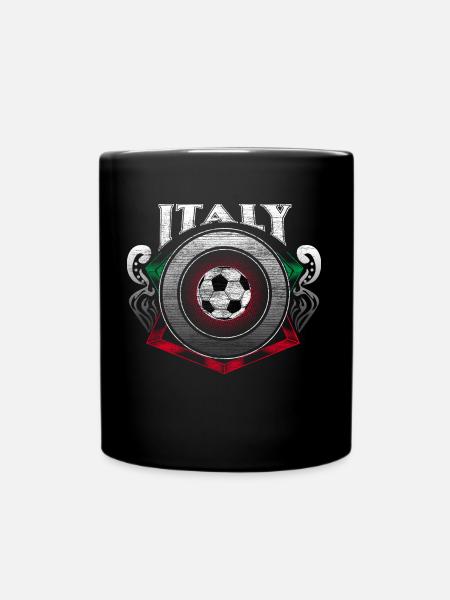 Italien Fußball Mannschaft - Tasse einfarbig - Schwarz