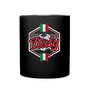 Italy Football Italian Sport Gift Idea - Full Colour Mug - black - Front