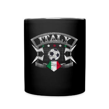 Italy Football Italian Gift Idea - Full Colour Mug - black - Front