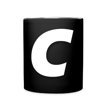 C - Mug uni - noir - Devant