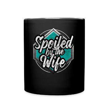 Ehe Hochzeit Ehering Geschenk - Tasse einfarbig - Schwarz - Vorne
