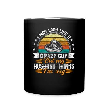 Gay Marriage Wedding Day Wedding Ring Gift Idea - Full Colour Mug - black - Front