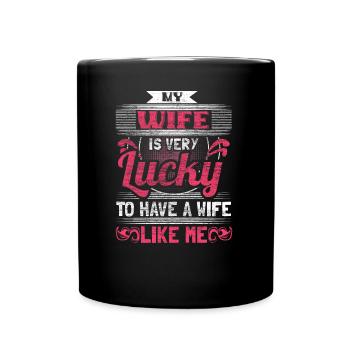 Gay Marriage LGBT+ Gift - Full Colour Mug - black - Front