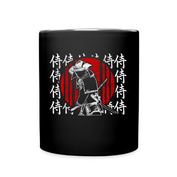 Japan Sakura Birthplace Gift - Full Colour Mug - black - Front