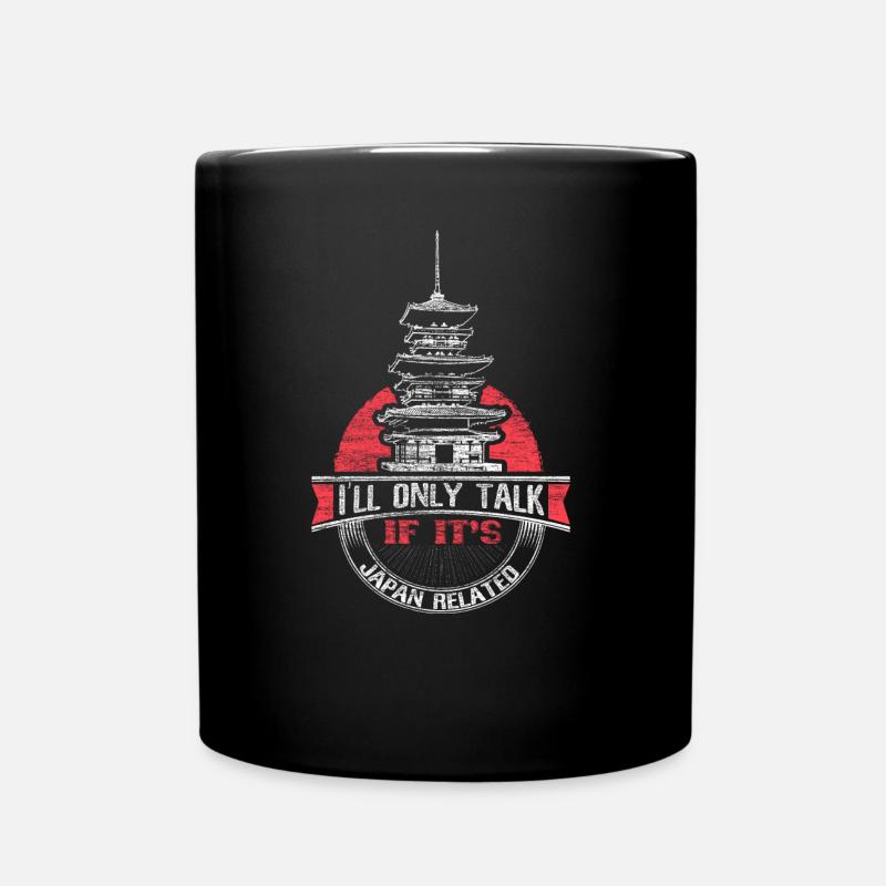 Japan Senpai Gift - Full Colour Mug - black
