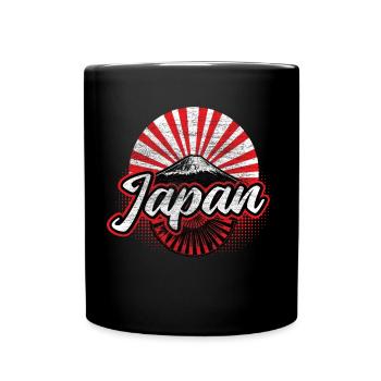 Japan Samurai Japanese Gift - Full Colour Mug - black - Front