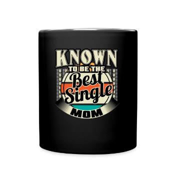 Mère célibataire Maman Respect Idée Cadeau - Mug uni - noir - Devant