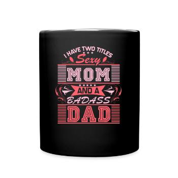Mère célibataire Maman Respect - Mug uni - noir - Devant