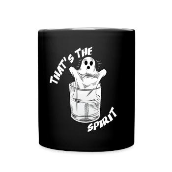 C’est l’ Halloween Ghost Drôle - Mug uni - noir - Devant