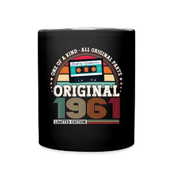 Septembre Né 1961 61ème anniversaire Cadeau - Mug uni - noir - Devant