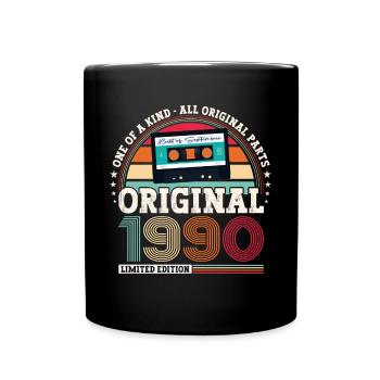 Septembre Né 1990 32ème anniversaire Cadeau - Mug uni - noir - Devant