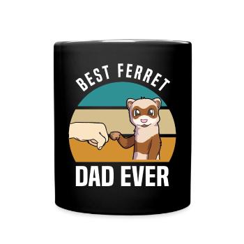 Dictons d’amoureux des furets | Cadeaux pour animaux de compagnie - Mug uni - noir - Devant