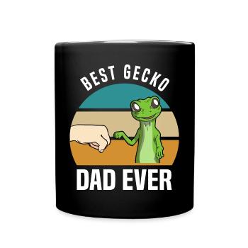 Gecko - Tasse einfarbig - Schwarz - Vorne