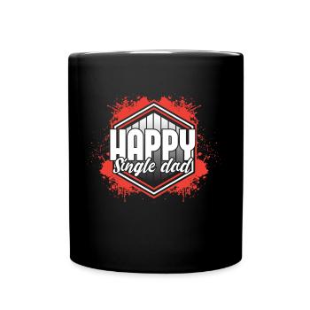 Cadeau de fête des pères célibataires - Mug uni - noir - Devant