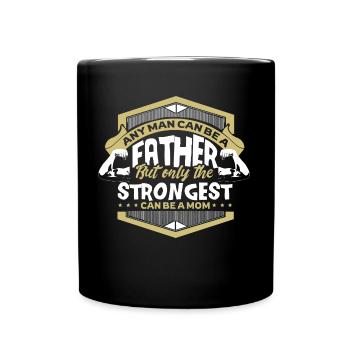 Père père cadeau de famille - Mug uni - noir - Devant