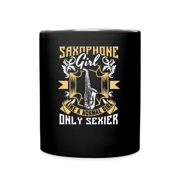 Saxophone Brass Band - Mug uni - noir - Devant