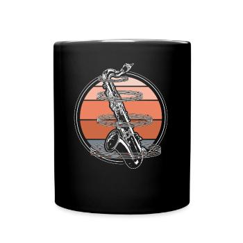 Saxophon Instrument Konzert Geschenkidee - Tasse einfarbig - Schwarz - Vorne