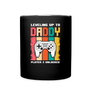 Cadeau de la fête des pères et des fils à la naissance des pères - Mug uni - noir - Devant