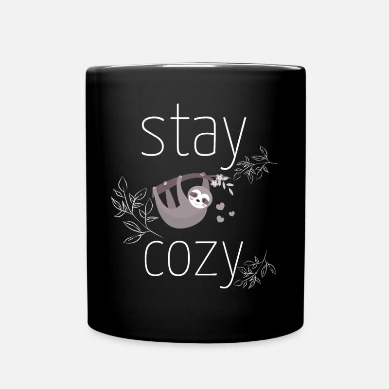 rester confortable - Mug uni - noir