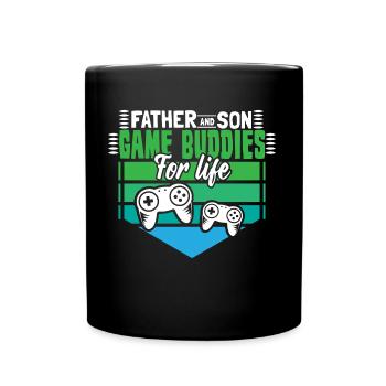 Cadeau Enfant Père & Fils - Mug uni - noir - Devant