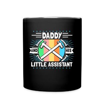 Père Fils Paternité Papa Cadeau - Mug uni - noir - Devant