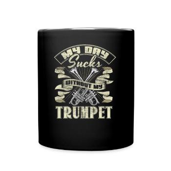 Trumpet Trumpet Player Chapel Gift Idea - Full Colour Mug - black - Front