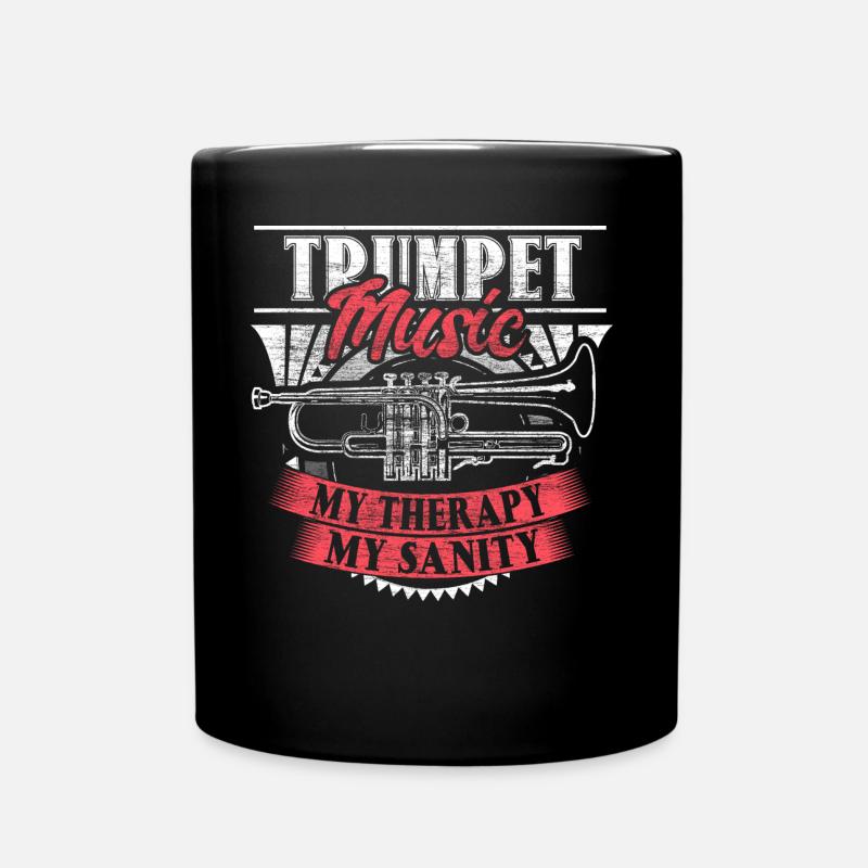 Trompete Trompeter Konzert Geschenk - Tasse einfarbig - Schwarz