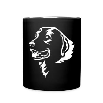 Ovcharka d’Asie centrale Tête « Édition Noire » - Mug uni - noir - Devant
