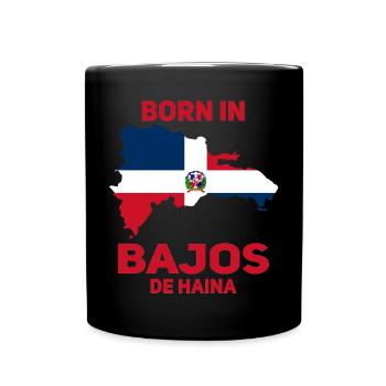 Bajos De Haina République dominicaine - Mug uni - noir - Devant