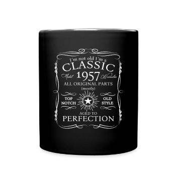Classique Novembre 1957 Cadeau du 65e anniversaire - Mug uni - noir - Devant