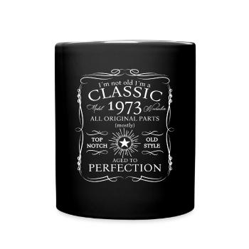 Classique Novembre 1973 Cadeau du 49e anniversaire - Mug uni - noir - Devant