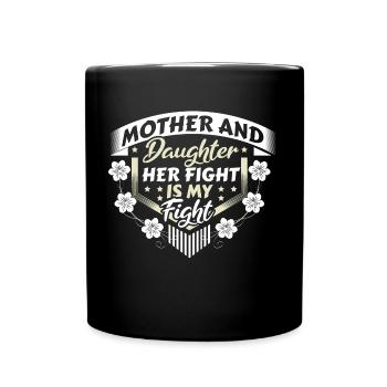 Mother Daughter Family Child - Full Colour Mug - black - Front