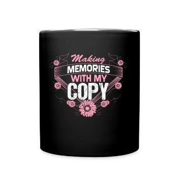 Mutter Tochter Beste Freunde Kind - Tasse einfarbig - Schwarz - Vorne