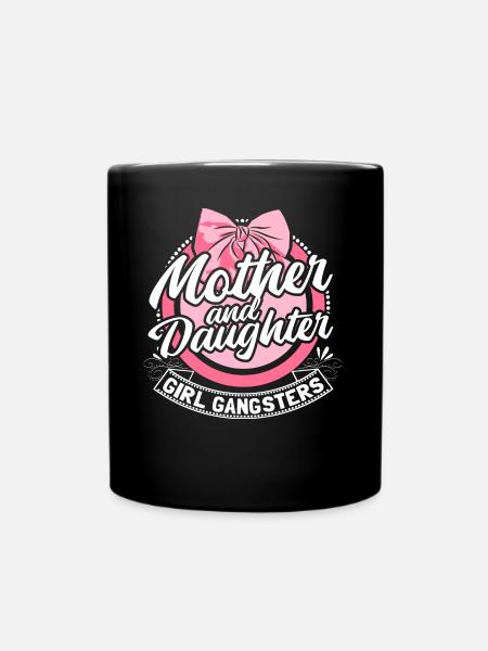 Mutter Tochter Kindertag Geschenk - Tasse einfarbig - Schwarz