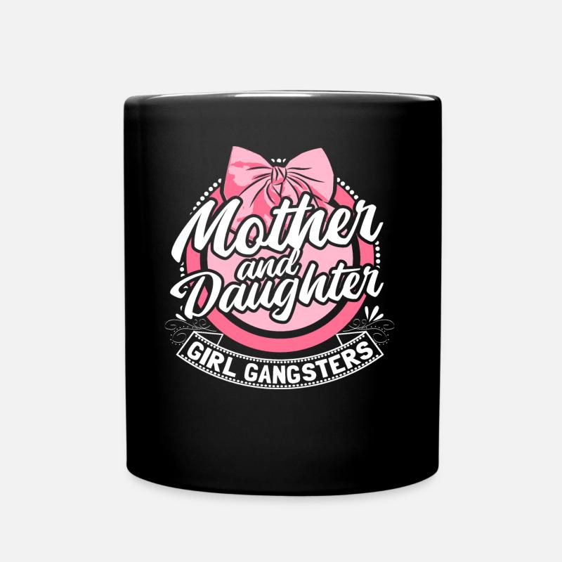 Mutter Tochter Kindertag Geschenk - Tasse einfarbig - Schwarz