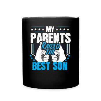 Best Son Boy Gift - Full Colour Mug - black - Front